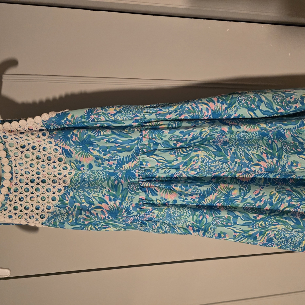 Lilly Pulitzer Kids Dress in Blue and Pink